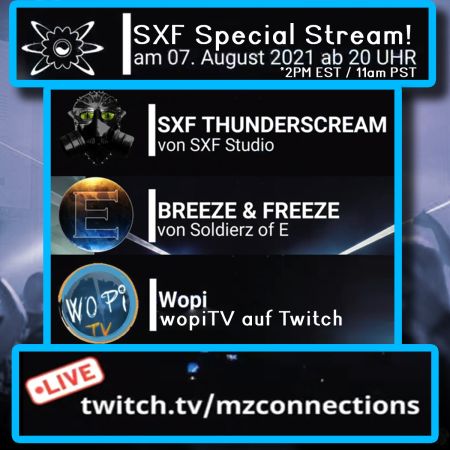 SXF Thunderscream - Party @ twitch.tv/mzconnections