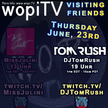 wopiTV visitng Friends: Tom Rushs Rappelkiste