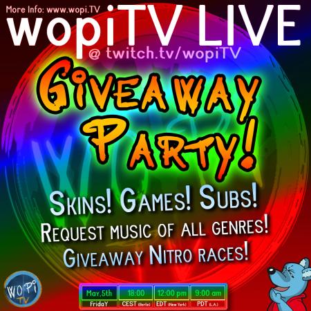 #381 - Giveaway Party!