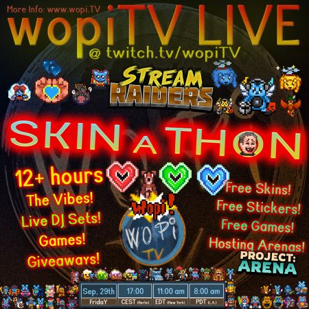 wopiTV Stream Raiders Skinathon