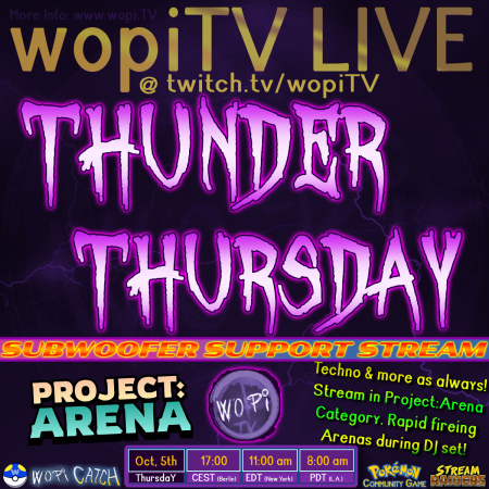 #419 - Thunder Thursday / Project: Arena Edition