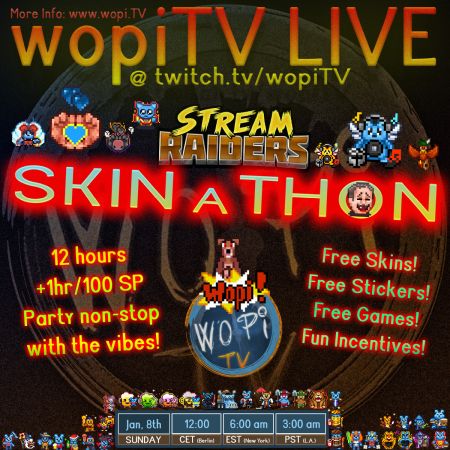 wopiTV Stream Raiders Skinathon #5